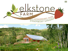 Tablet Screenshot of elkstonefarm.com